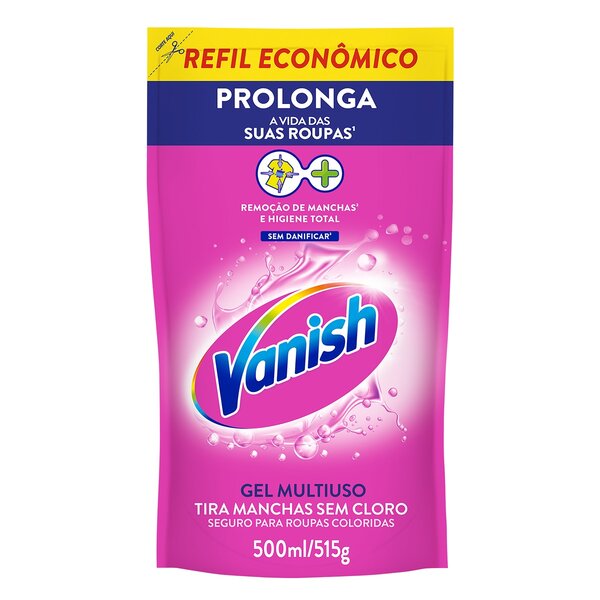 Alvejante Vanish Liquido Sem Cloro Refil 500ml