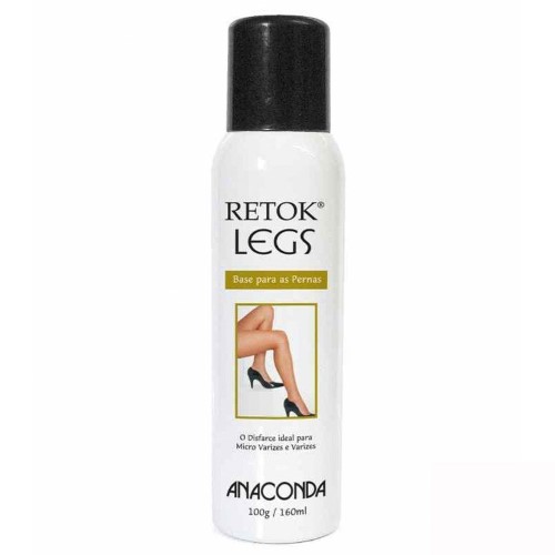 Maquiagem Para As Pernas Anaconda Aerosol Retok Legs Escuro