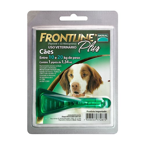 Frontline Plus Cachorro de 10 a 20kg