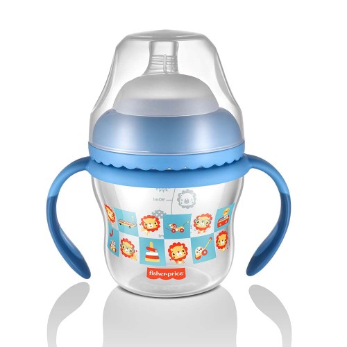 Copo de Transição Fisher Price First Moments 4+ Meses Azul 150ml