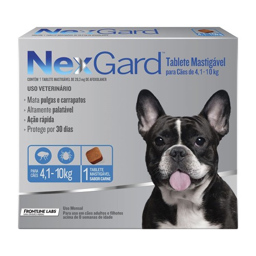 NexGard para Cães de 4,1 a 10kg