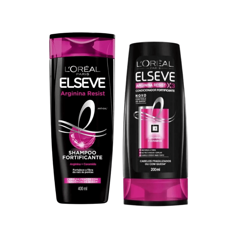 Shampoo Elseve Arginina Resist 400ml + Condicionador 200ml