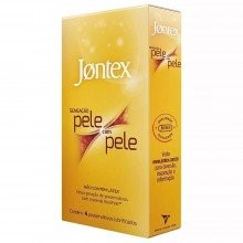 Preservativo Jontex Pele com Pele 4 Unidades