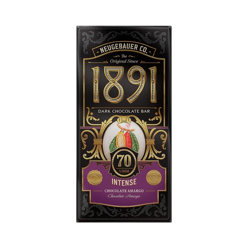 Chocolate Neugebauer 1891 Intense 70% Cacau 90g