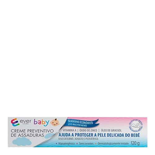 Creme Preventivo de Assaduras Ever Care 120g