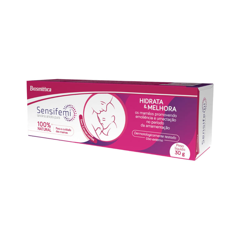 Pomada Para Seios Sensifemi Lanolina 30g