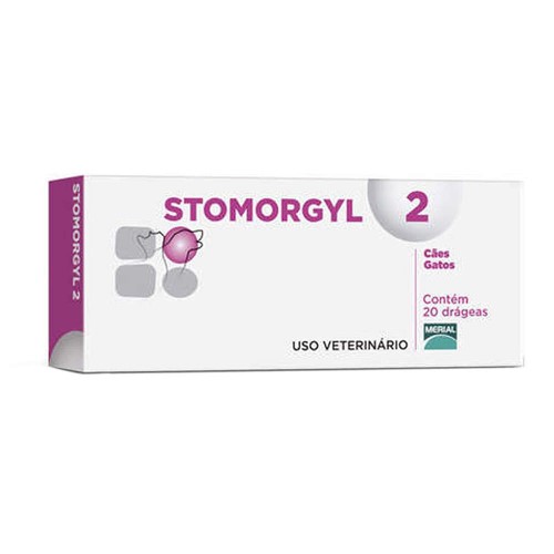 Stomorgyl 2 Cães e Gatos 20 Drágeas