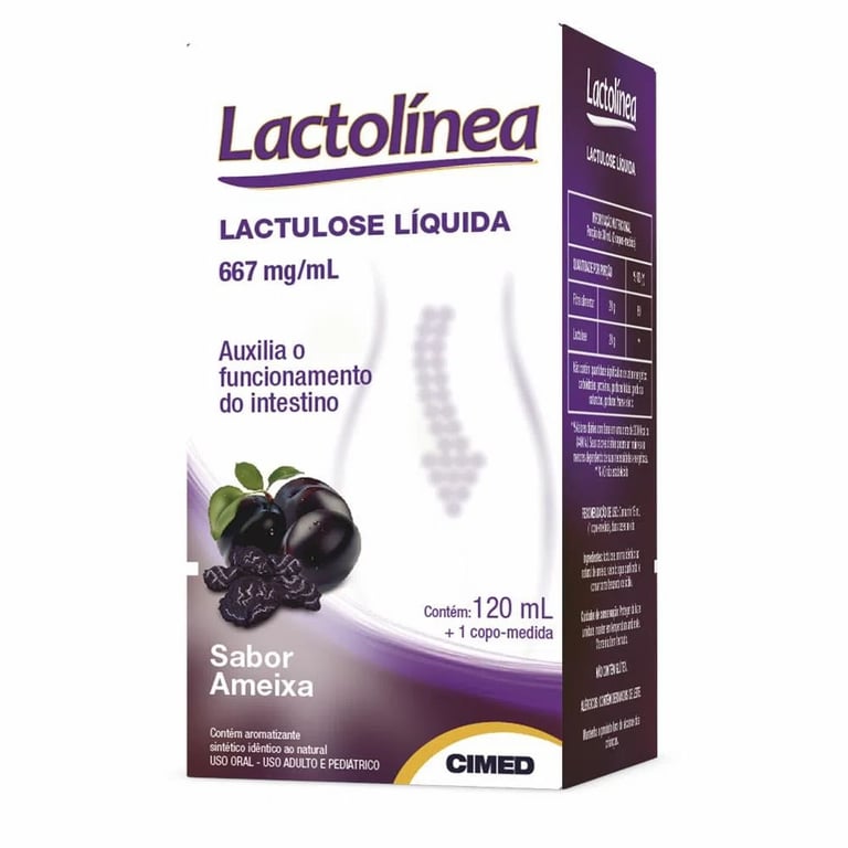 Lactolínea 667mg/ml Cimed Ameixa 120ml