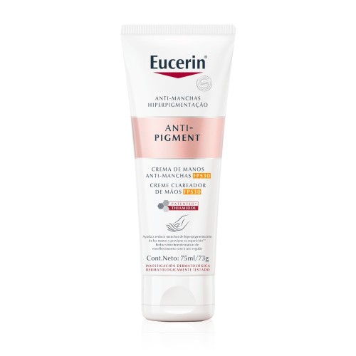 Eucerin Anti-Pigment Creme Hidrante Clareador De Mãos FPS 30 75ml