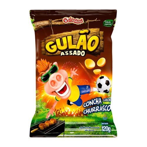 Salgadinho Gulão Assado Churrasco 120g