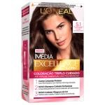 Tintura Permanente Imédia Excellence De L’oréal Paris 5,1 Castanho Claro Acinzentado