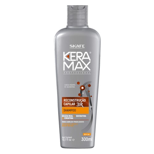 Shampoo Keramax Reconstrução Capilar 3R Skafe