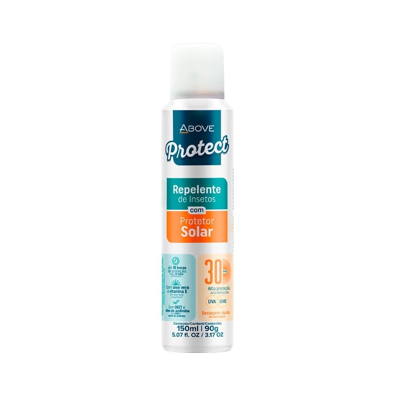 Repelente Aerossol Above Com Filtro Solar 150ml