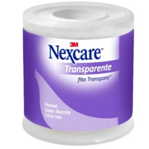 Esparadrapo Transpore Nexcare Transparente 5cm X 4,5m