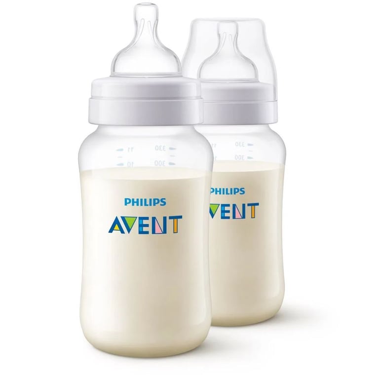 Kit 2 Mamadeiras Philips Avent - SCF816/27 - Transparente