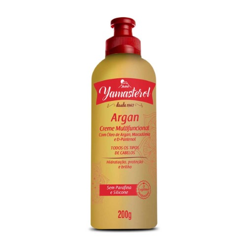 Creme Multifuncional para Cabelo Yamasterol Argan com 200g