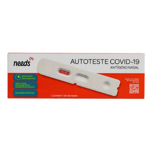 Autoteste Antígeno Nasal Covid-19 Needs com 1 unidade