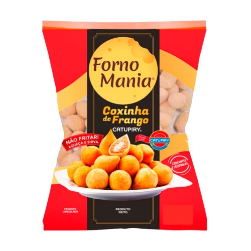 Coxinha de Frango com Catupiry Forno Mania 500g