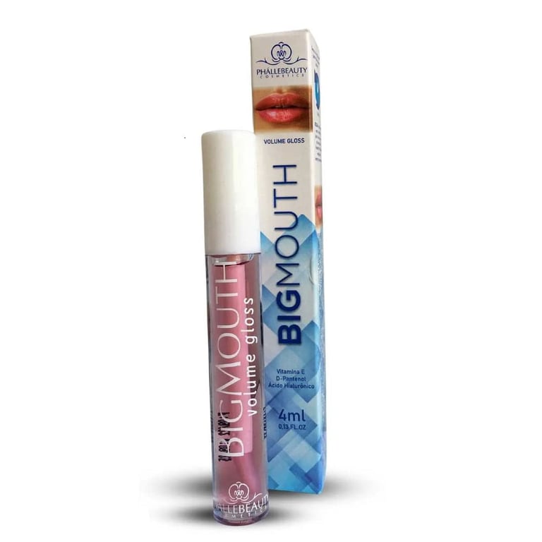 Gloss para Volume Labial Big Mouth Rosa PH007