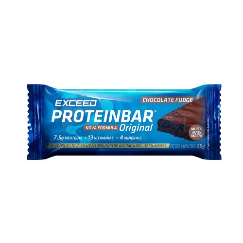 Barra de proteína Exceed Chocolate Fudge 25g