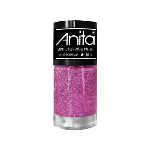 Esmalte Anita Quanto mais Brilho Melhor Purpurinada 10ml