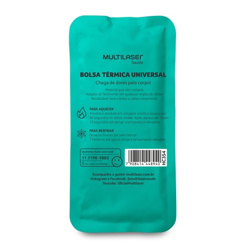 Bolsa Térmica de Gel - Verde - Multilaser Saúde - HC354