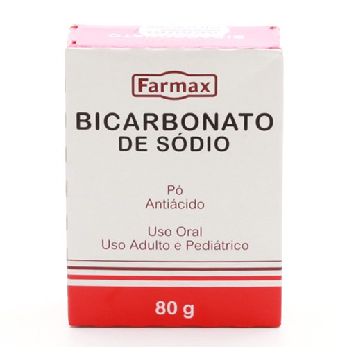 Bicarbonato de Sódio Farmax Caixa com 80g