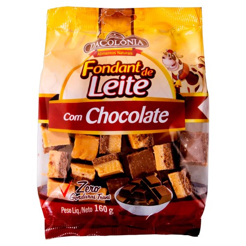 Rapadura Fondant de Leite DaColônia Chocolate 160g