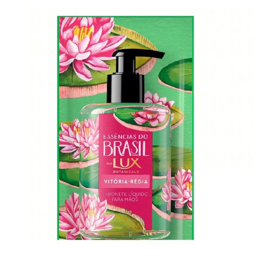 Sabonete Líquido Para Mãos Lux Botanicals Essências Do Brasil Vitória Régia 240ml