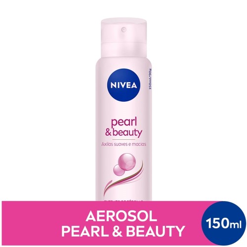 Desodorante Antitranspirante Aerosol Nivea Pearl & Beauty 150ml