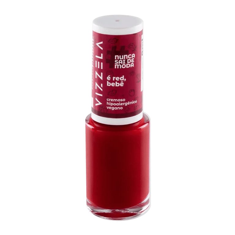 Esmalte Vizzela Nunca Sai De Moda É Red, Bebê 9ml