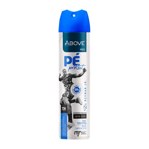 Desodorante Para Pés Above Men Pé Protect Neymar Jr. 150ml