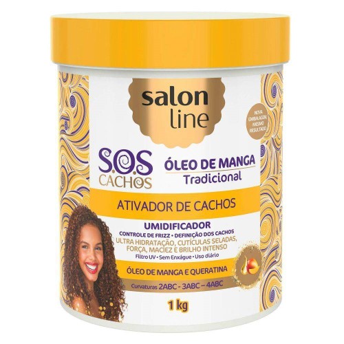 Salon Line S.O.S Cachos Óleo de Manga - Ativador de Cachos