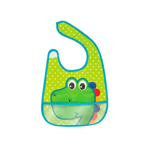 Babador com Bolso Buba Baby Dinossauro com 1 unidade