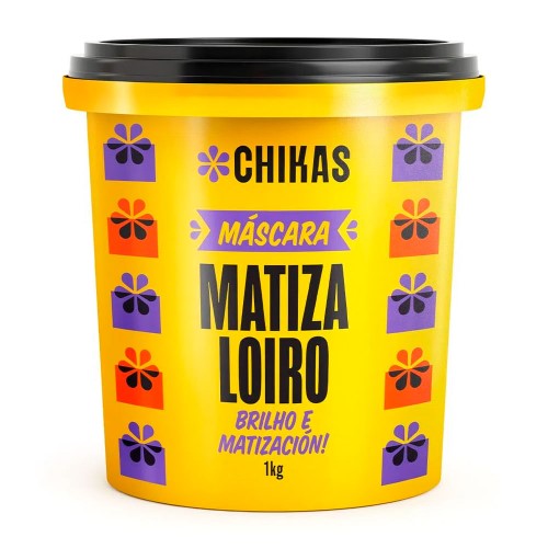 Máscara Capilar Chikas Matiza Loiro 1kg