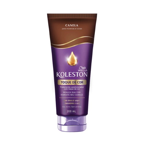 Tratamento Condicionador Koleston com Toque de Cor Canela 200ml