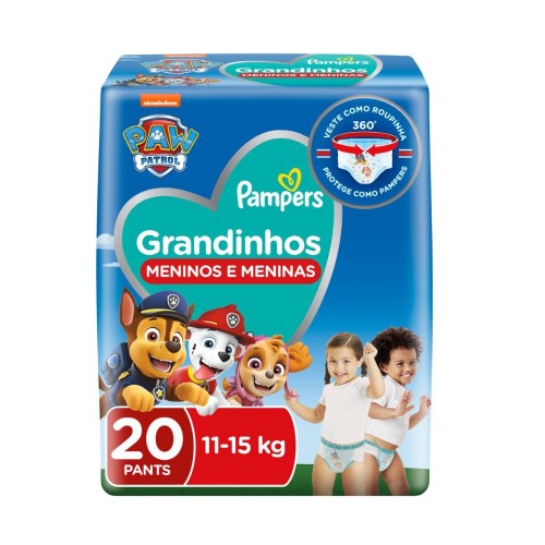 Fralda Pampers Grandinhos 11-15kg 20 Unidades