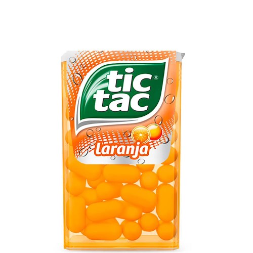 Tic Tac Pastilhas Sabor Laranja 16g