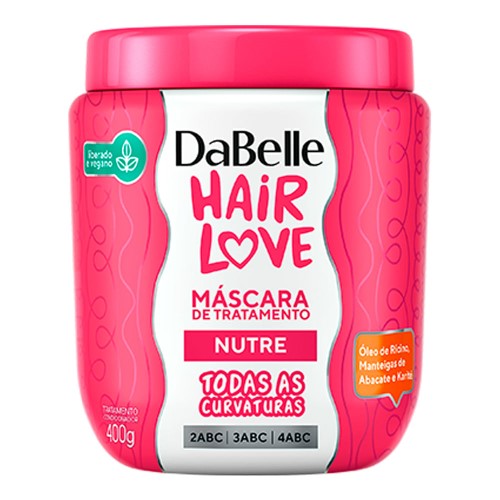 Máscara de Tratamento Dabelle Hair Love Nutre 400g