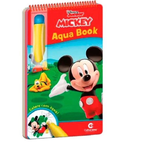 Livro Aqua Book Mickey brinquedo