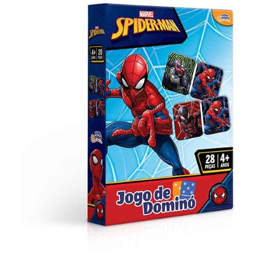 Jogo Dominó Homem Aranha 28 Peças