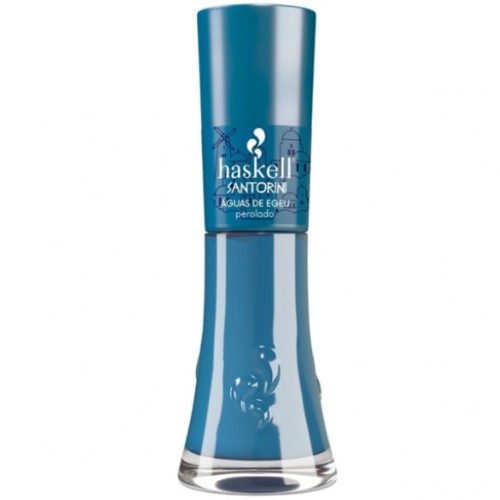 Esmalte Haskell Santorini Cor Águas de Egeu Perolado 8ml