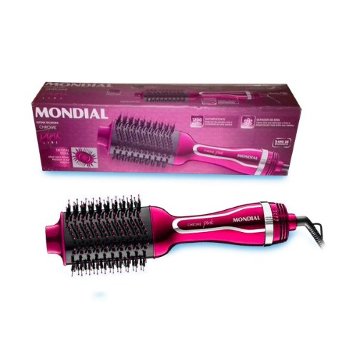 Escova Secadora e Modeladora Mondial Ceramic Ions 1200w de Potência