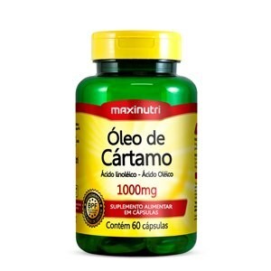 Óleo de Cártamo 1000mg Maxinutri 60 cápsulas