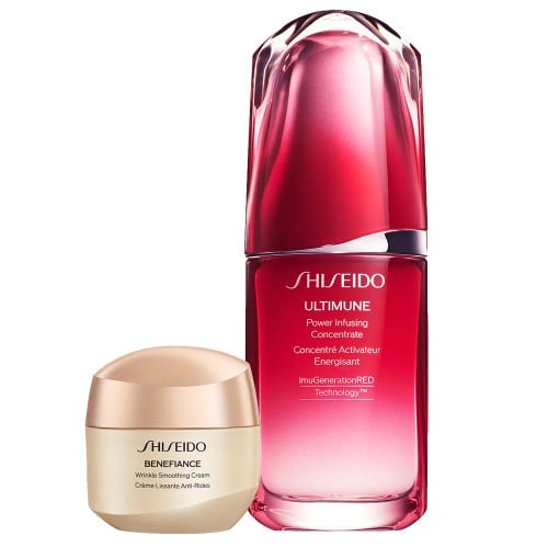 Shiseido Power Wrinkle Smoothing Kit – Sérum Anti-Idade + Creme Hidratante