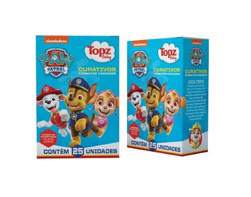 Curativo Topz Patrulha Canina 25 Unidades