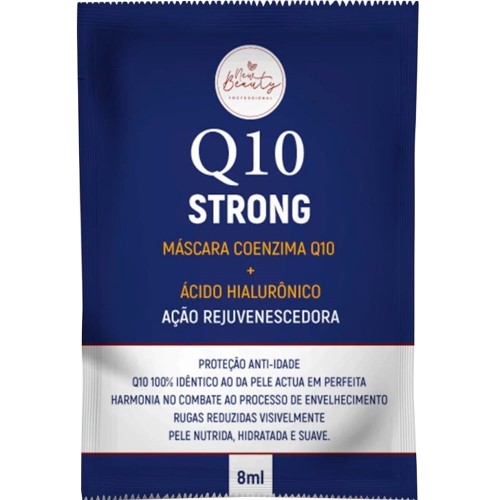 Máscara Facial New Beauty Rejuvenescedora Q10 Strong 8ml