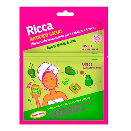 Ricca A Fantástica Máscara de Chocolate Máscara Capilar Nutrição