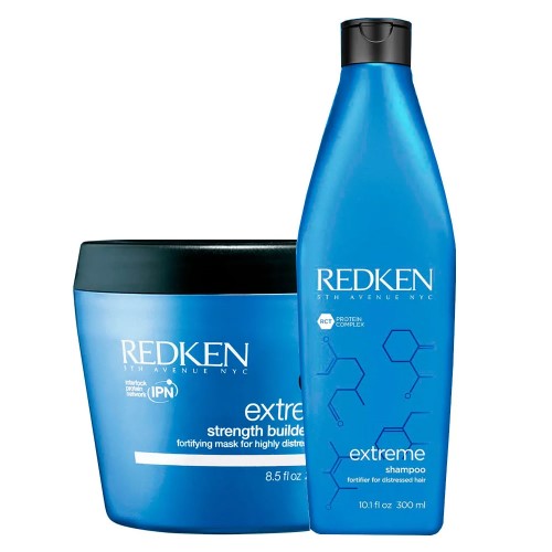 Redken Reconstrução Extrema Kit - Shampoo + Máscara de Reconstrução