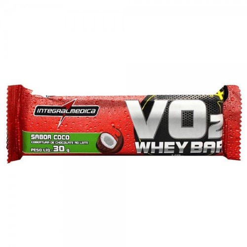 Barra de Proteína Integralmédica VO2 Protein Bar Iso Sabor Coco com 30g